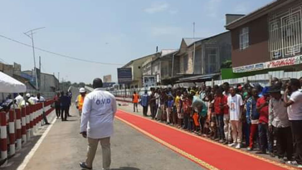 Kinshasa L Inauguration Du Saut De Mouton De Kinsuka Pompage Annul E