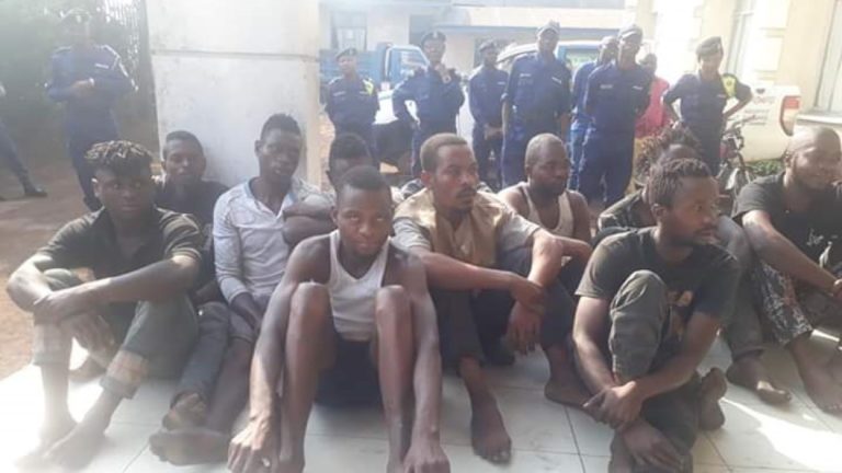 Insécurité à Goma 40 présumés bandits et criminels présentés à la presse