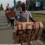 Manifestation à Goma de la lucha à Beni