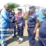 Le Vice Premier Ministre intérimaire de l'intérieur , Basile Olongo de passage à Goma