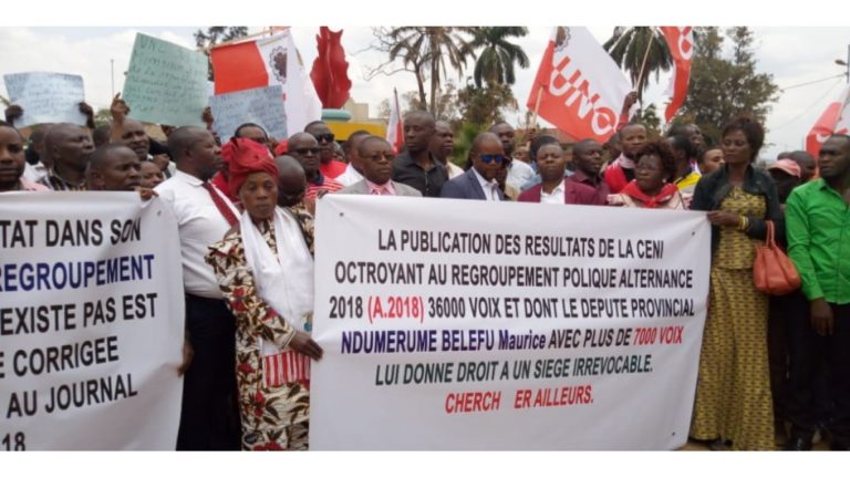 Sud-Kivu les cadres de l'UNC ont marché