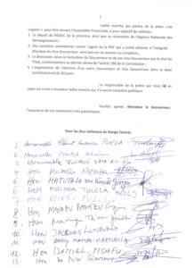 RDC/sexegate: les députés nationaux du Kongo-central vont marcher ce samedi 31 août, pour exiger la révocation du gouverneur et son adjoint