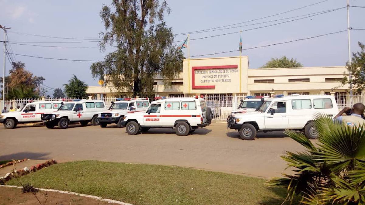 Sud-Kivu Six Ambulances médicalisées