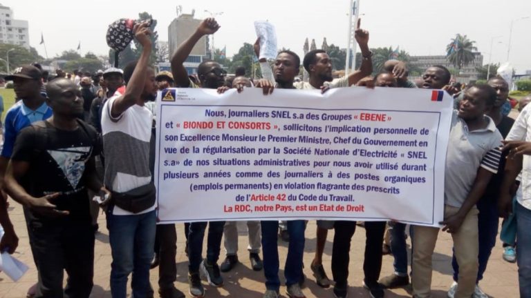 Journalier SNEL manifestation