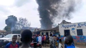 Kananga incendie dépot carburant