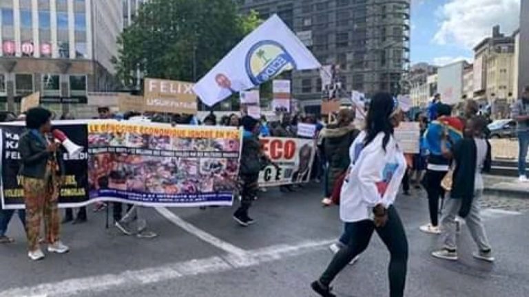 manifestation congolais bruxelles boketshu