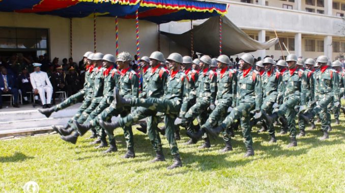 0EC745D3 7F49 40D8 BE61 D4056E2F6609 RDC/ Forces armées: 223 lauréats officiers ont prêté serment de sous-lieutenant ce jeudi à Kananga