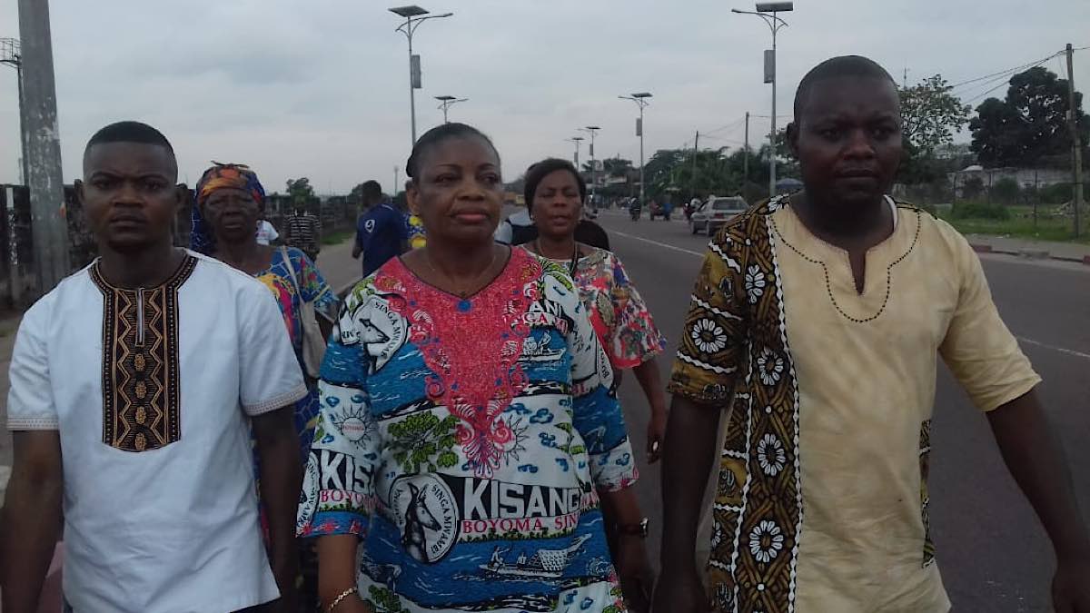 Marche du CLC Ève Bazaiba