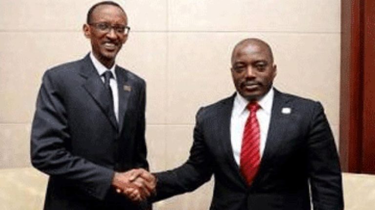 Joseph Kabila et Paul Kagame Bukavu