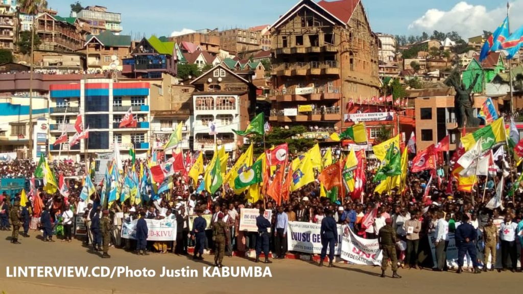 Bukavu Acceuil Felix Tshisekedi