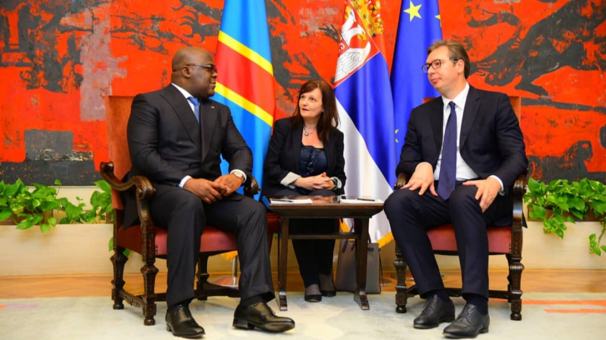 Félix Tshisekedi admiré par Aleksander Vučic