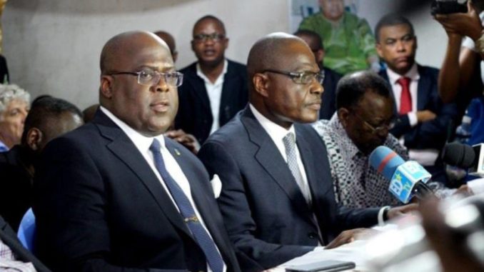 Felix Tshisekedi et Martin Fayulu Felix Tshisekedi et Martin Fayulu