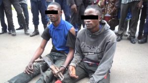 Haut-Katanga 2 bandits mains armées