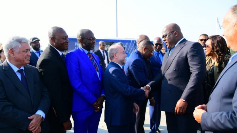 L'arrivée de Félix Tshisekedi à Belgrade