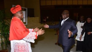 cardinal Fridolin Ambongo Félix-Antoine Tshisekedi Tshilombo Radio Vatican