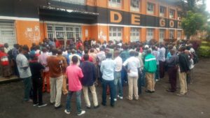 enseignant Goma marche