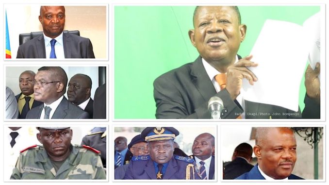 14 hauts responsables du régime de Joseph Kabila