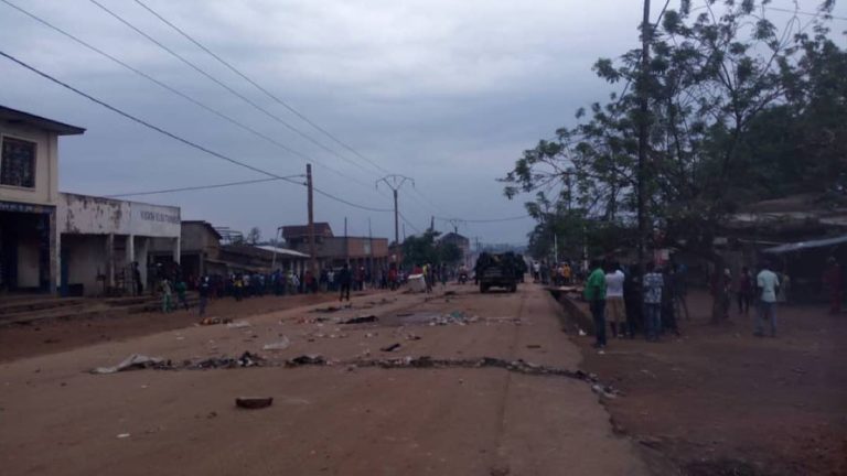 Manifestations populaires à Beni