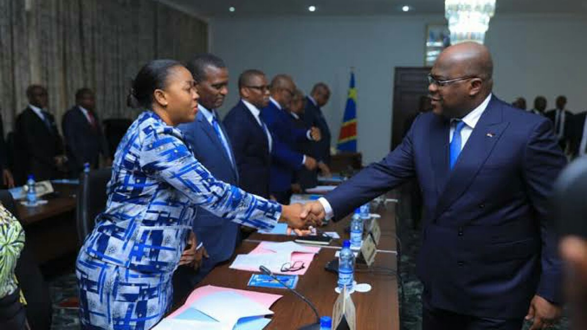 Felix Tshisekedi et les ministres FCC