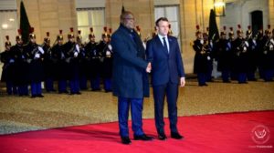Felix Tshisekedi et macron paris elysée