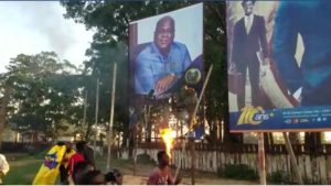 Félix Tshisekedi brûlée par les présumés militants du PPRD