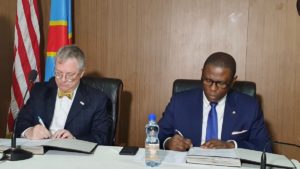 USAID RDC M. Paul Sabatine Ministre Manjolo Buakila