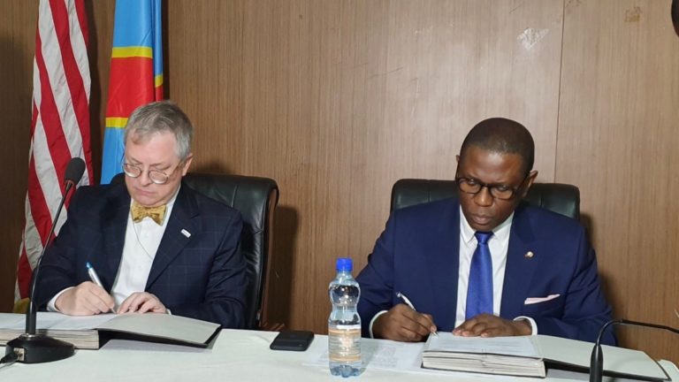 USAID RDC M. Paul Sabatine Ministre Manjolo Buakila