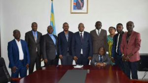 les élus udps avec le vpm Gilbert Kankonde