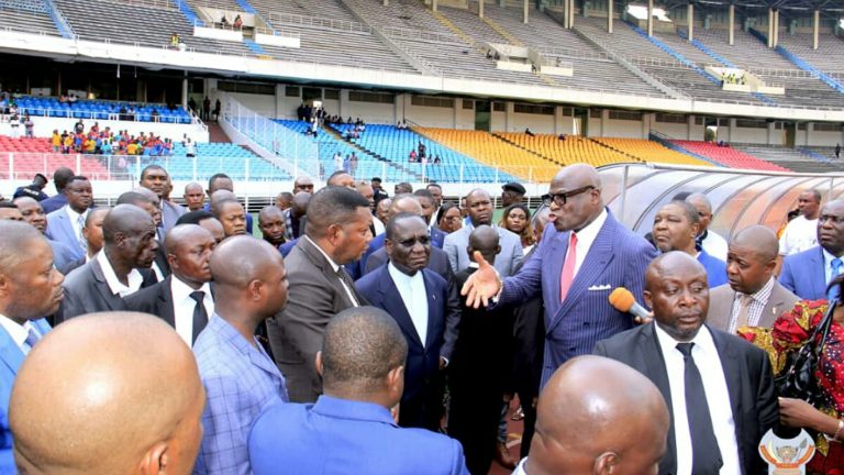 visite du premier ministre au Stade des martyrs kinsahsa