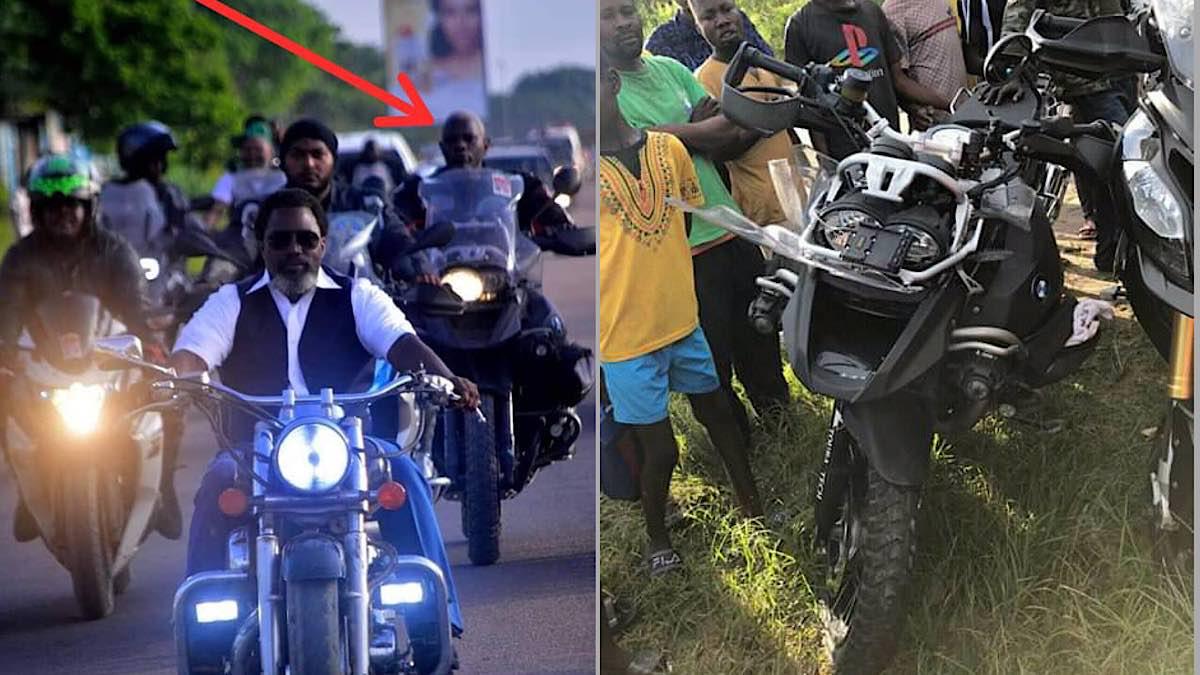 RDC: Un des motards coéquipiers du sénateur Joseph Kabila a péri dans un accident de moto