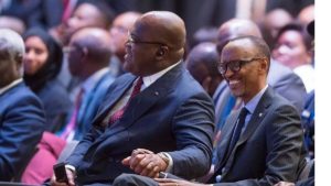 Felix Tshisekedi et Paul Kagame