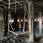 Feu incendie aéroport de ndjili