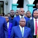 Félix Tshisekedi reçu à Nkamba par Simon Kimbangu Kiangani