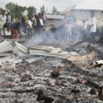 Goma un bureau de l'autorité municipale incendié.