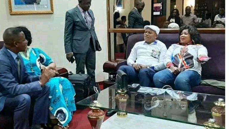 Jean marc Kabund en route pour kananga