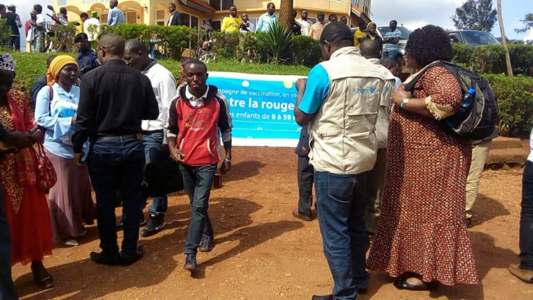 Nord kivu campagne de vaccination contre la rougeole à butembo