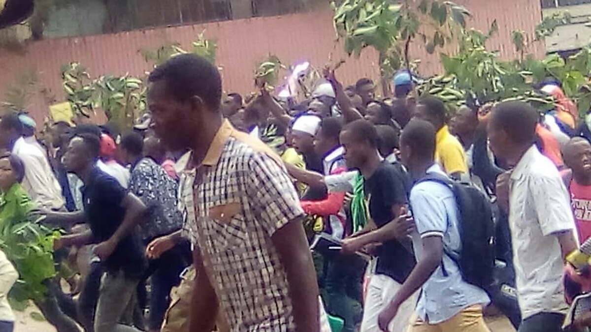les étudiants du Sud-Kivu dans la rue pour mettre en garde la Monusco