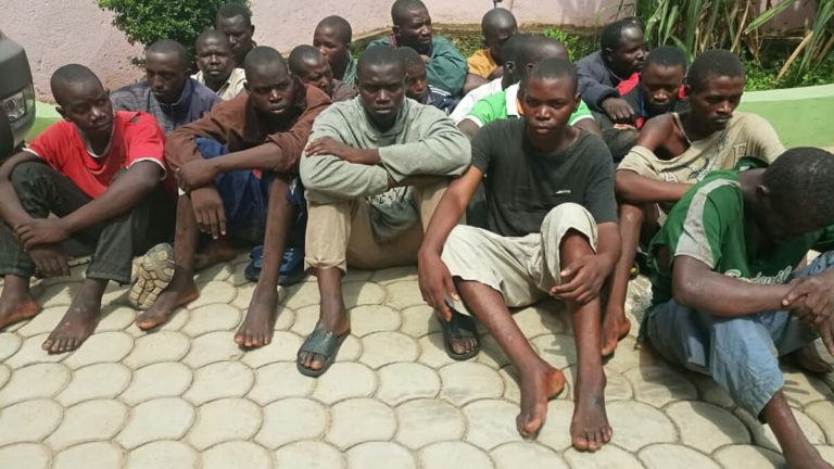 une trentaine des rebelles capturés à beni