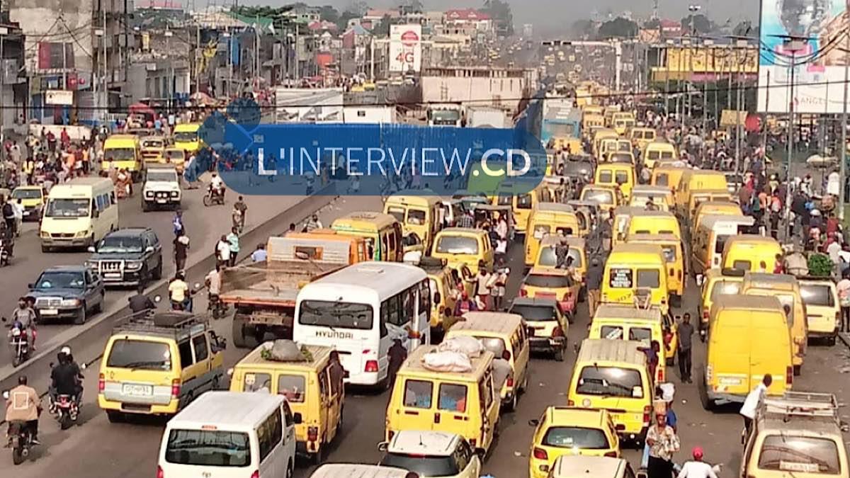 embouteillage Kinshasa