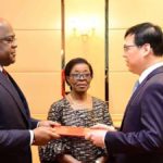 Félix Tshisekedi et l’ambassadeur de Chine