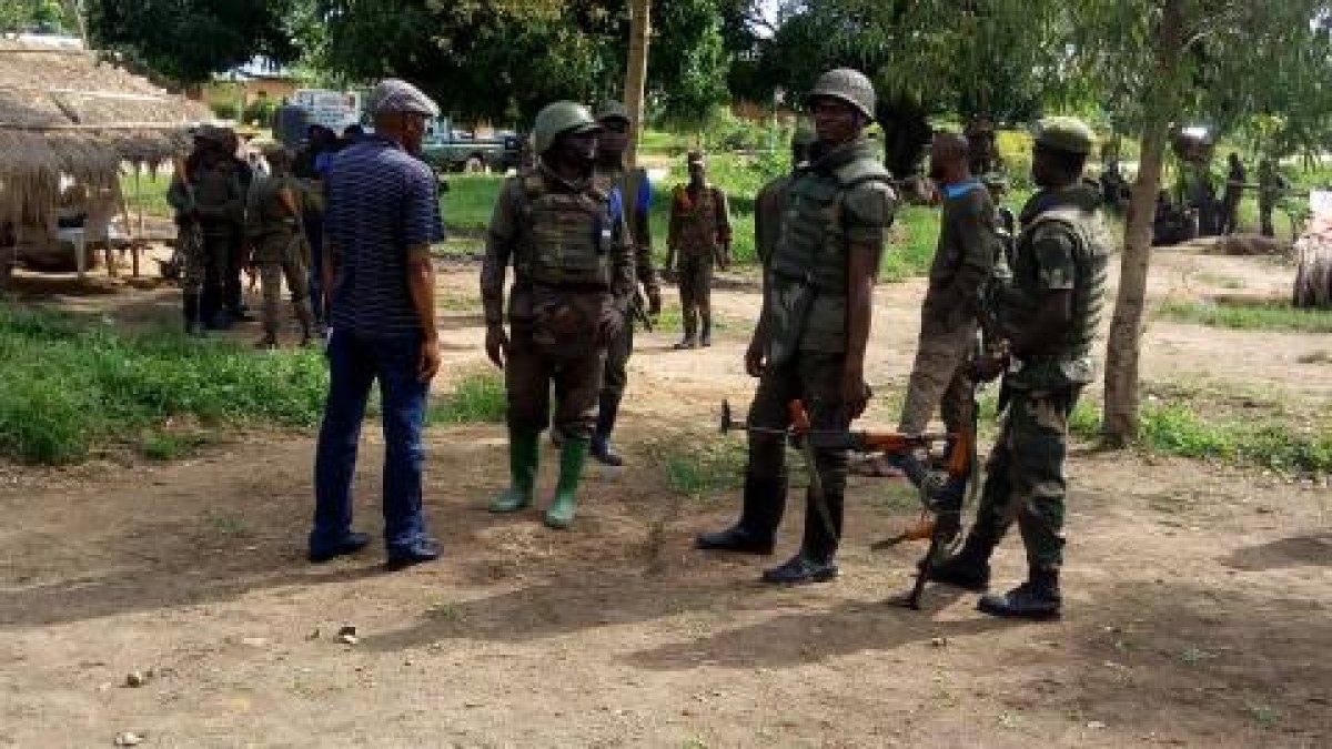 BENI camp militaire incendié