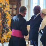 Félix Tshisekedi a offert au Pape François un tableau