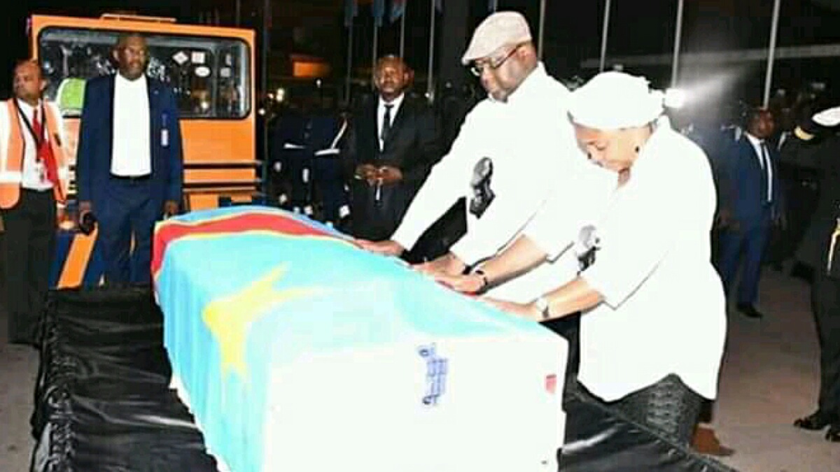 commémoration de la mort d'E. Tshisekedi