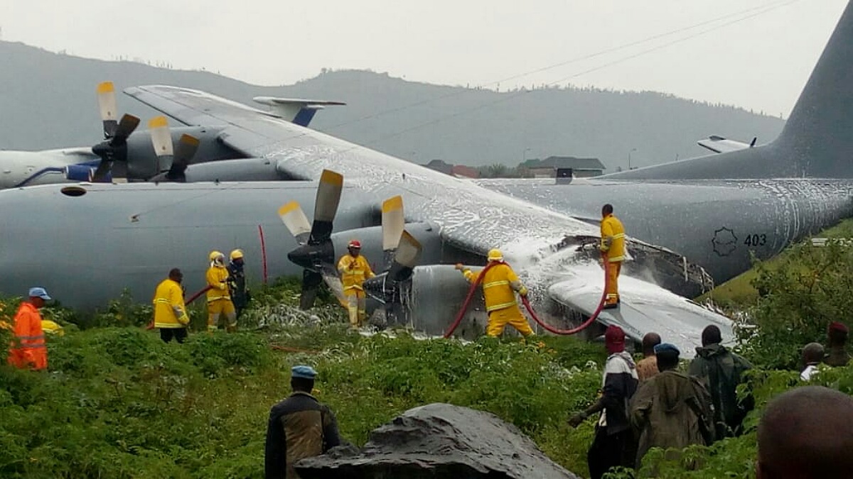 crash d'un avion à Goma
