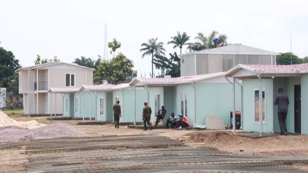 maisons préfabriquées Kinshasa