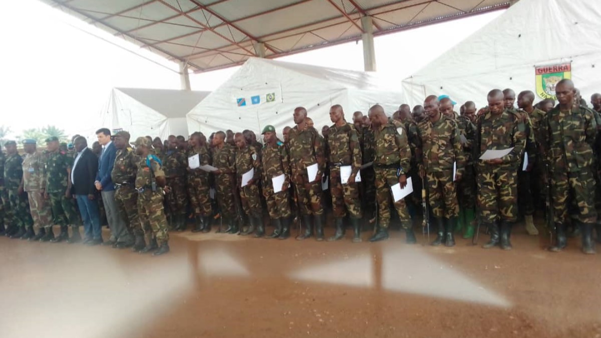 ADF Beni 173 militaires FARDC formés