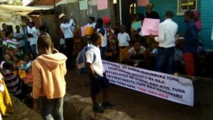 Bukavu  Suite à la pénurie d'eau