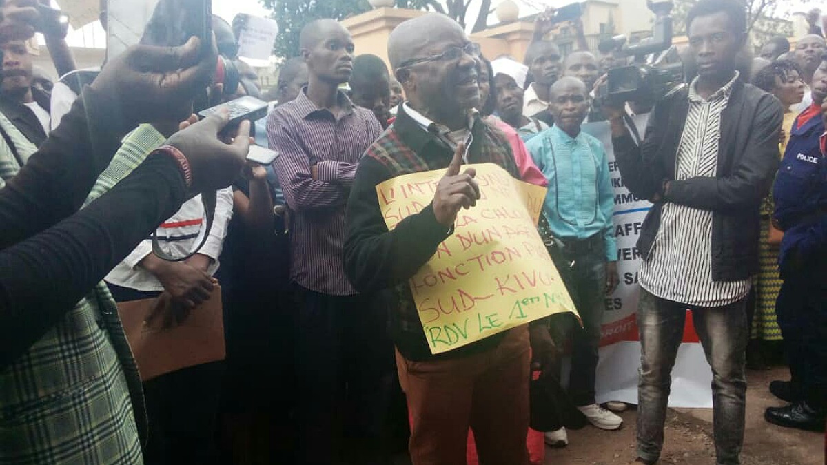 Bukavu agents de l'État non payés réclament du gouvernement le paiement