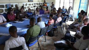 Claster Éducation, tenue au Bureaux de l'UNICEF Bukavu