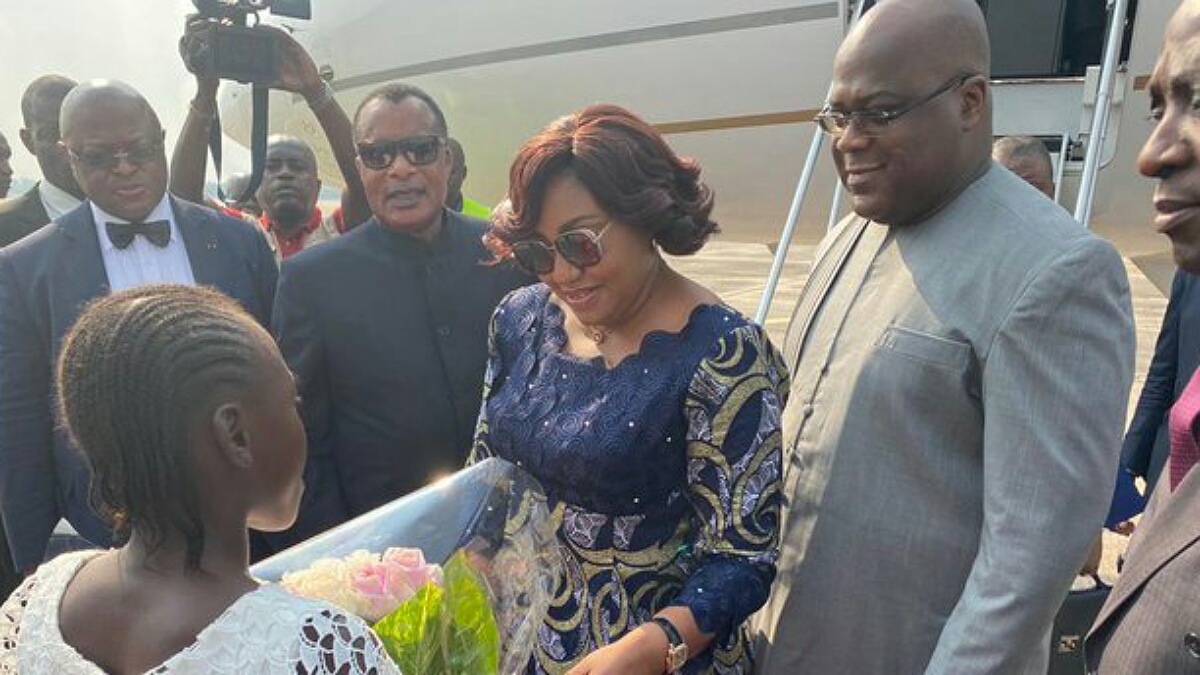 F. Tshisekedi reçu par Denis Sassou N'guesso